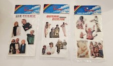 VAN HALEN, DURAN DURAN Or THE POLICE Puffy Stickers VINTAGE 80's Sealed -$4 Each