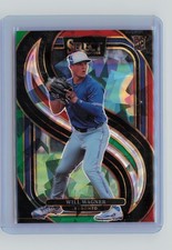 2025 Panini Select Will Wagner Red and Green Ice Prizms #111 Toronto Blue Jays