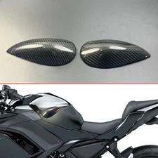 For Kawasaki Ninja 650 Z650 17-23 Fuel Tank Guard Carbon Fiber Protective Cover
