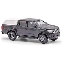 Busch 53733 Nissan Navara, Black & White, 1:87, Neu Modellauto