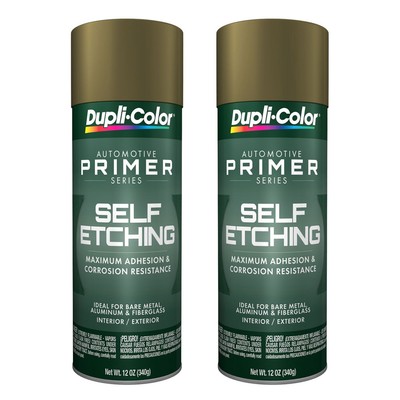 Duplicolor DAP1690 (2-Pack), Self-Etching Primer, Green, 12 oz Aerosol
