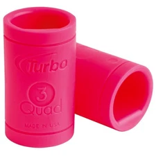 (10 Pack) Turbo Grips Bowling Finger Inserts Quad Classic Pink *Pick size