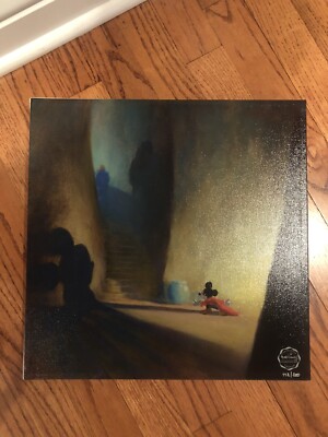 Disney Fine Art Limited Edition Canvas  In The Sorcerer s Shadow  Certificate