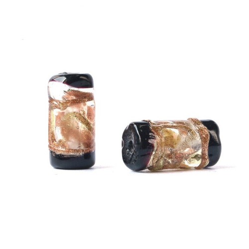 5PCS 16x8mm Cylinder Handmade Lampwork Glass Loose Beads for Jewelry Making - 第 12/14 張圖片