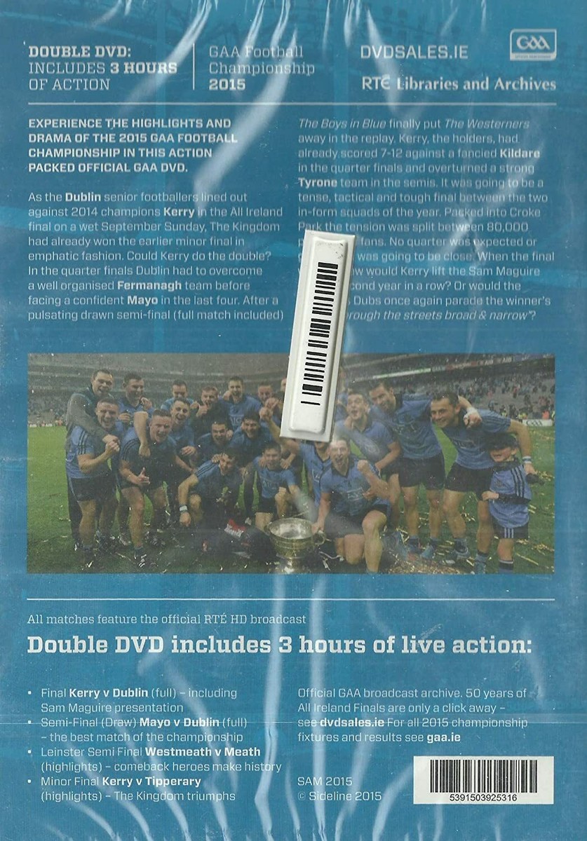 Sam 2015 GAA Football Championship [2 DVD Set] *FREE UK Shipping