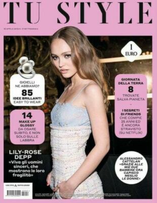 LILY ROSE DEEP NEW TU STYLE MAGAZINE ITALY APRIL 2019 MODA FASHION LOOK