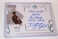 DAKOTA HUDSON 2016 LEAF TRINITY INSCRIPTION AUTOGRAPH #8/10 CARDINALS 1ST PICK 
