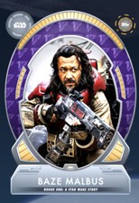 [DIGITAL CARD] Topps Star Wars - Baze Malbus - 2022 Tier 7 Purple 1st Ed D1