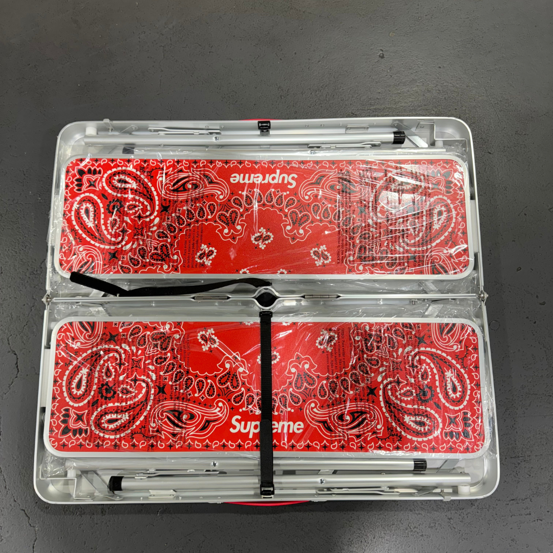 Supreme Coleman Folding Table Set (Red) | eBay Supreme Coleman Folding Table Set (Red) | eBay
