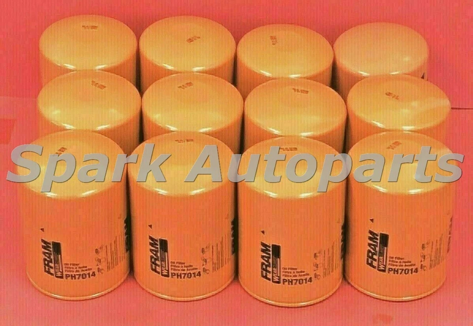 Новый корпус из 12 масляных фильтров двигателя — дополнительная защитная рама PH7014 для FORD CF8000, B600 - Изображение 2 из 3