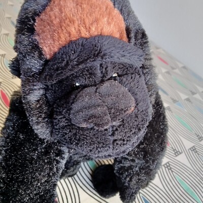 Ganz Webkinz Silverback Gorilla HM 335 8 Zoll Stofftier Plüschtier Beanie Tröster
