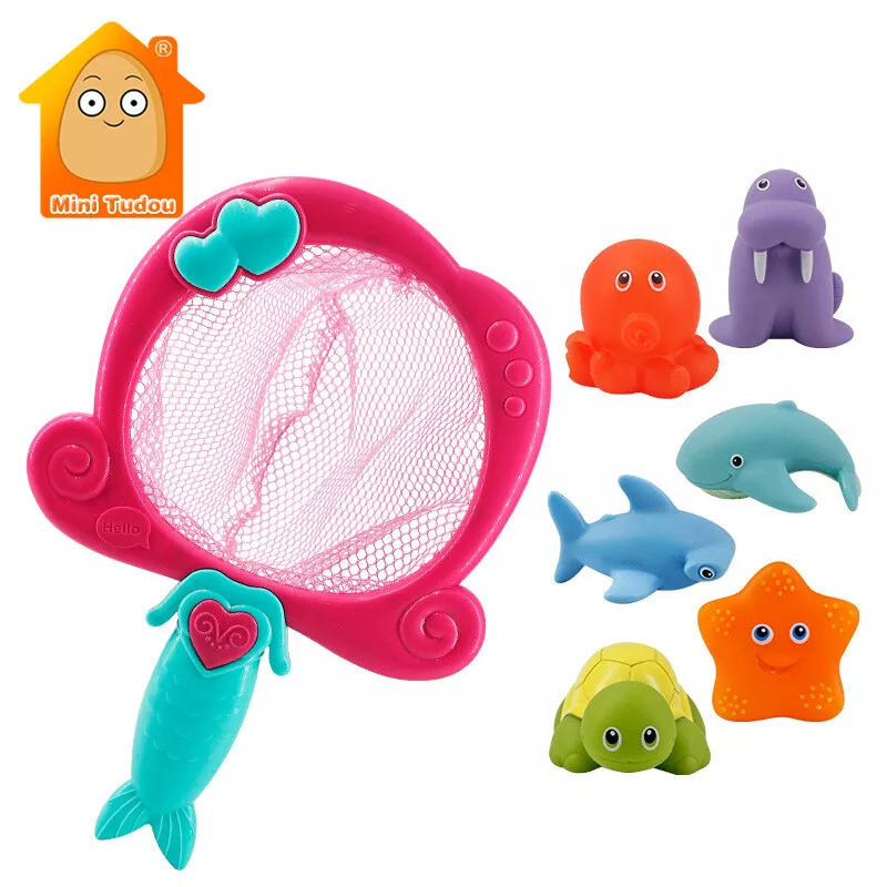 Mermaid Fishing Bath Toys For Kids Girls Boys Toddlers Bathing 1