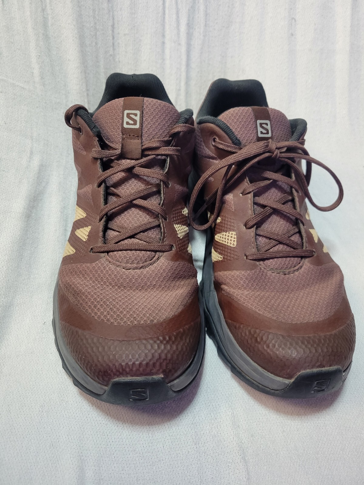 Scarpe da trekking basse donna taglia 7 5 Salomon rosso marrone