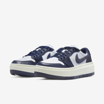 靴 NIKE WMNS AIR JORDAN 1 ELEVAT DH7004-100 Nike Air Jordan 1 Elevate Low Wolf Grey White Sneakers