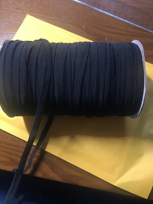 5 -10 -20 Yards Length Elastic Band Sewing 6mm (1/4 Inch) shipped from MA - USA 
