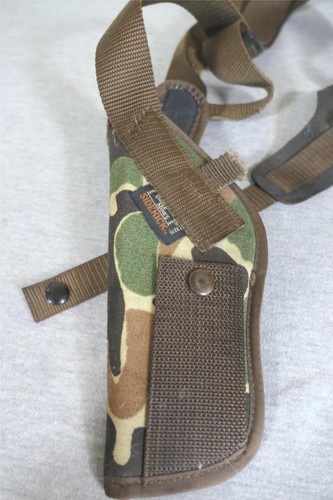 Camo Uncle Mike's Sidekick Size 2 RH Gun Pistol Shoulder Holster w Adj Harness - Picture 4 of 12