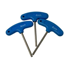 Lot of 3 Big Kaiser T-Handle Hex Keys 4mm