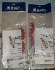 LOT OF 2 BADY SINGLE POLE BREAKER LOCKOUT LOTO 65387 3TM51 Y2328260 (318-1)