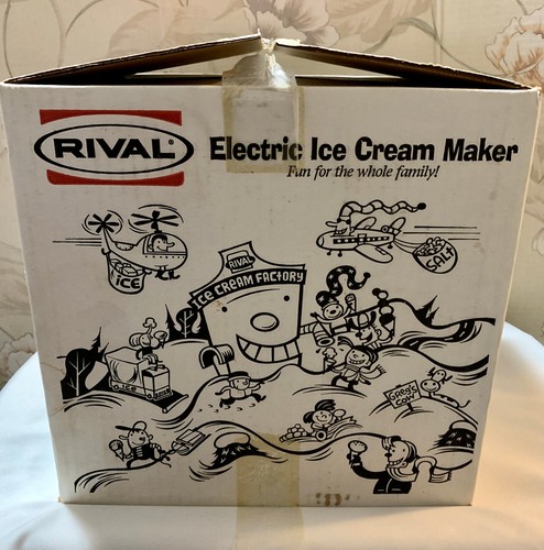 Vintage Rival 4 Quart Electric Ice Cream Maker 8401 M - New Old Stock - 1999 - Picture 5 of 5