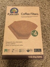 If You Care Unbleached Coffee Filters No. 4 100 Ct