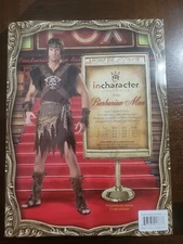 Incharacter Vtg "Barbarian Man" Large Mens Costume! Highly Detailed! New Item 5☆