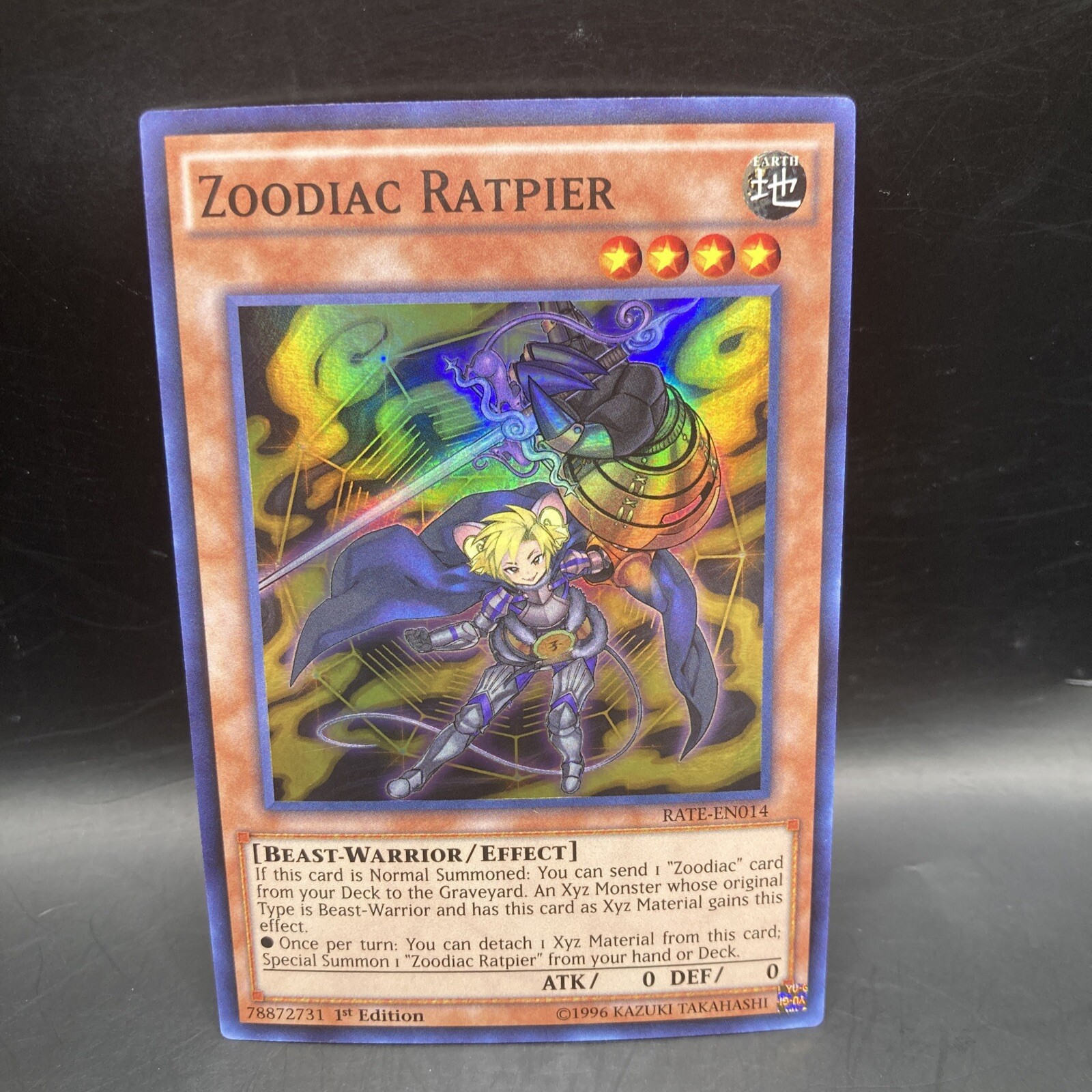 Zoodiac Ratpier RATE-EN014 Raging Tempest Unlimited Edition
