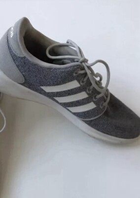 Adidas Cloudfoam Racer Women s Gray Sneakers Running Shoes ART AW4313 Size 8.5