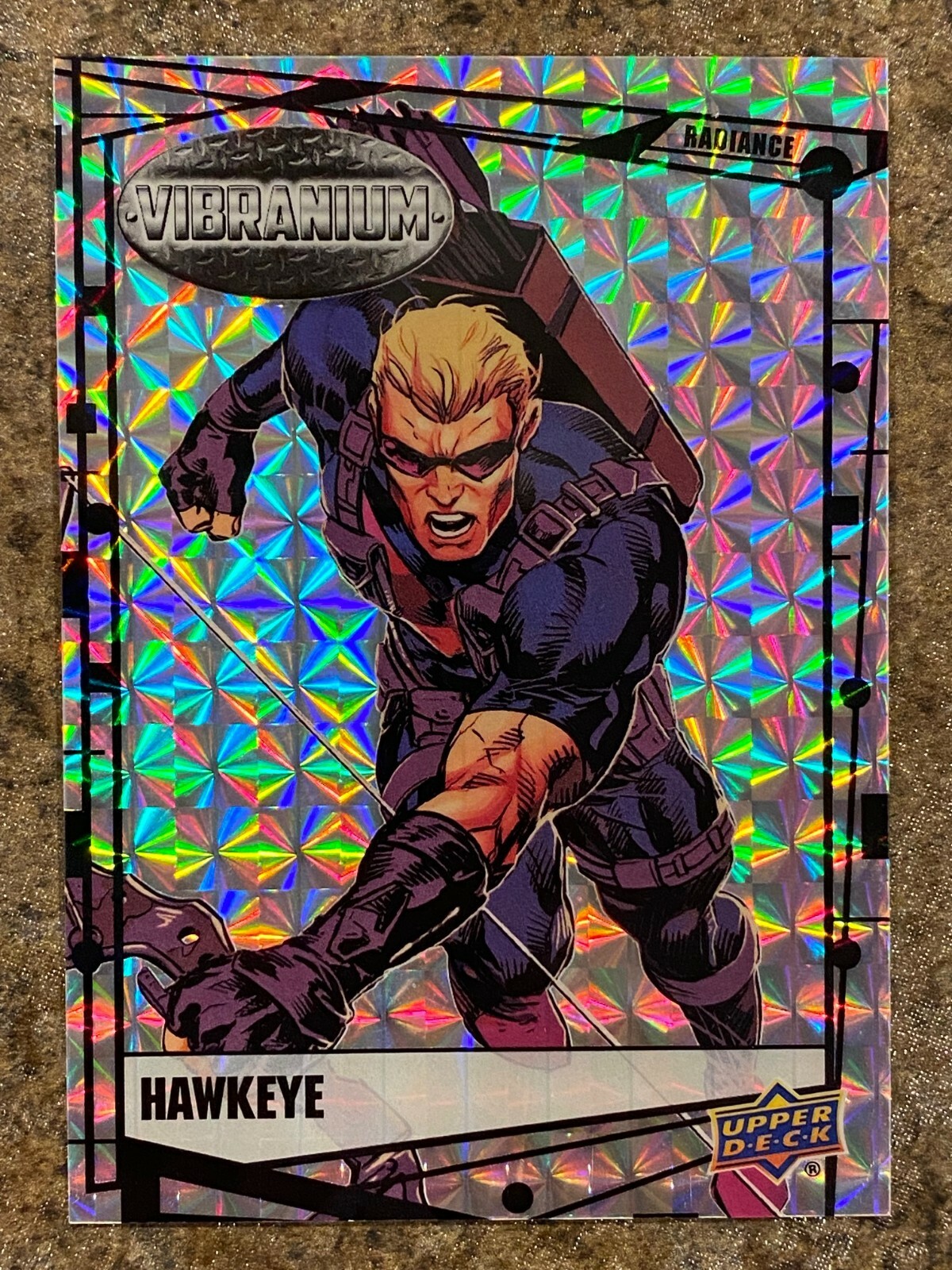 2015 Marvel Vibranium Radiance #76 HAWKEYE #19/50😍😍*