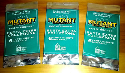MUTANT CHRONICLES: 3 EXTRA ENVELOPES ITALIAN COLLECTION Background!