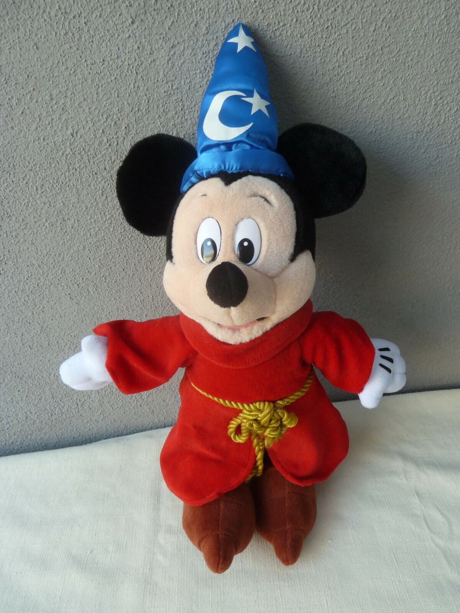 Vintage Mickey Mouse Walt Disney World Visor 1960s Red Yellow Hat RARE EUC Plush Vintage Mickey Mouse Walt Disney World Visor 1960s Red  main image 4