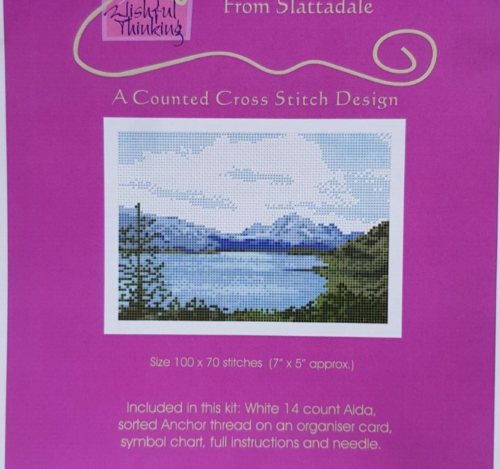 Loch Maree from Slatterdale - Scottish Highlands Counted  Cross Stitch kit - Picture 1 of 6