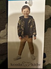 New Koala Kids 3 Piece Camouflage Jacket/ Pants And Shirt Set Size 2T