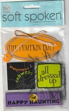 MAMBI Soft Spoken 3D stickers THE PUMPKIN PATCH Theme  90535 Fast FREE Shipping!