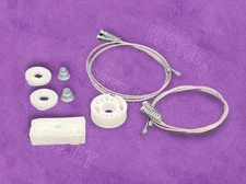 Quarter Window Regulator Repair Set Rear for Ford Mustang Convertible 2005-2014