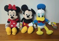 Disney Mickey Minnie Donald 90 Years Plush Kohl's Cares NWT 14" New W/ Tags Lot