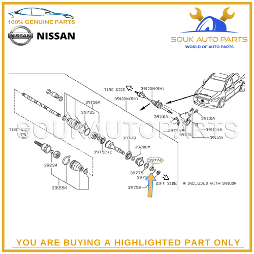 Nissan 39774 ja02a
