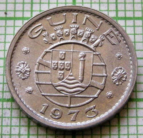 GUINEA BISSAU PORTUGUESE OVERSEAS PROVINCE 1973 10 CENTAVOS Aluminium UNC - 第 3/6 張圖片