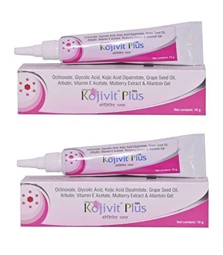 2X Kojivit Plus Gel With Kojic Acid, Arbutin, 15gm - Free Shipping - Picture 1 of 8