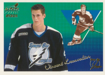 2000-01 Aurora #134 VINCENT LECAVALIER - Tampa Bay Lightning