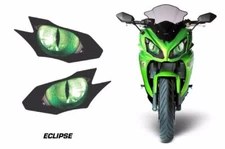 Headlight Eye Graphics Kit Decal Cover For Kawasaki Ninja 650R 2012-2014 ECLIPSE