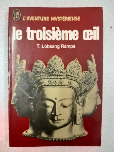 Livre Ancien - Le Troisième Oeil De T. Lobsang Rampa - Édition 1957, Bon état