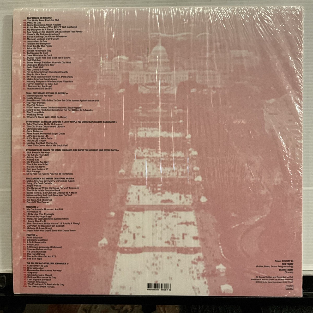 Anal Trump - The First 100 Songs LP 2018 Joyful Noise Recordings