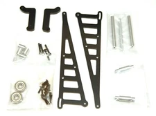 STRC BLACK STC71071BK ALUMINUM adjustable Wheelie Bar Kit Team Associated DR10 