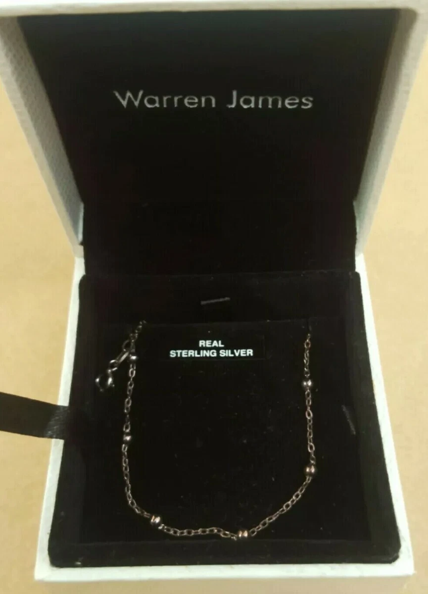 Mens silver clearance bracelets warren james