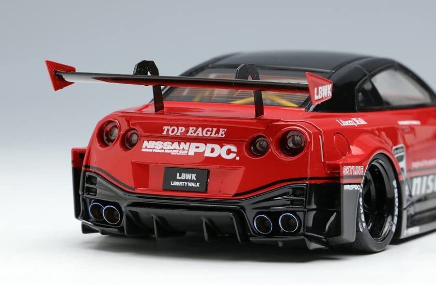 EIDOLON 1/43 LB-Silhouette WORKS GT 35GT-RR GT Wing Red / Black