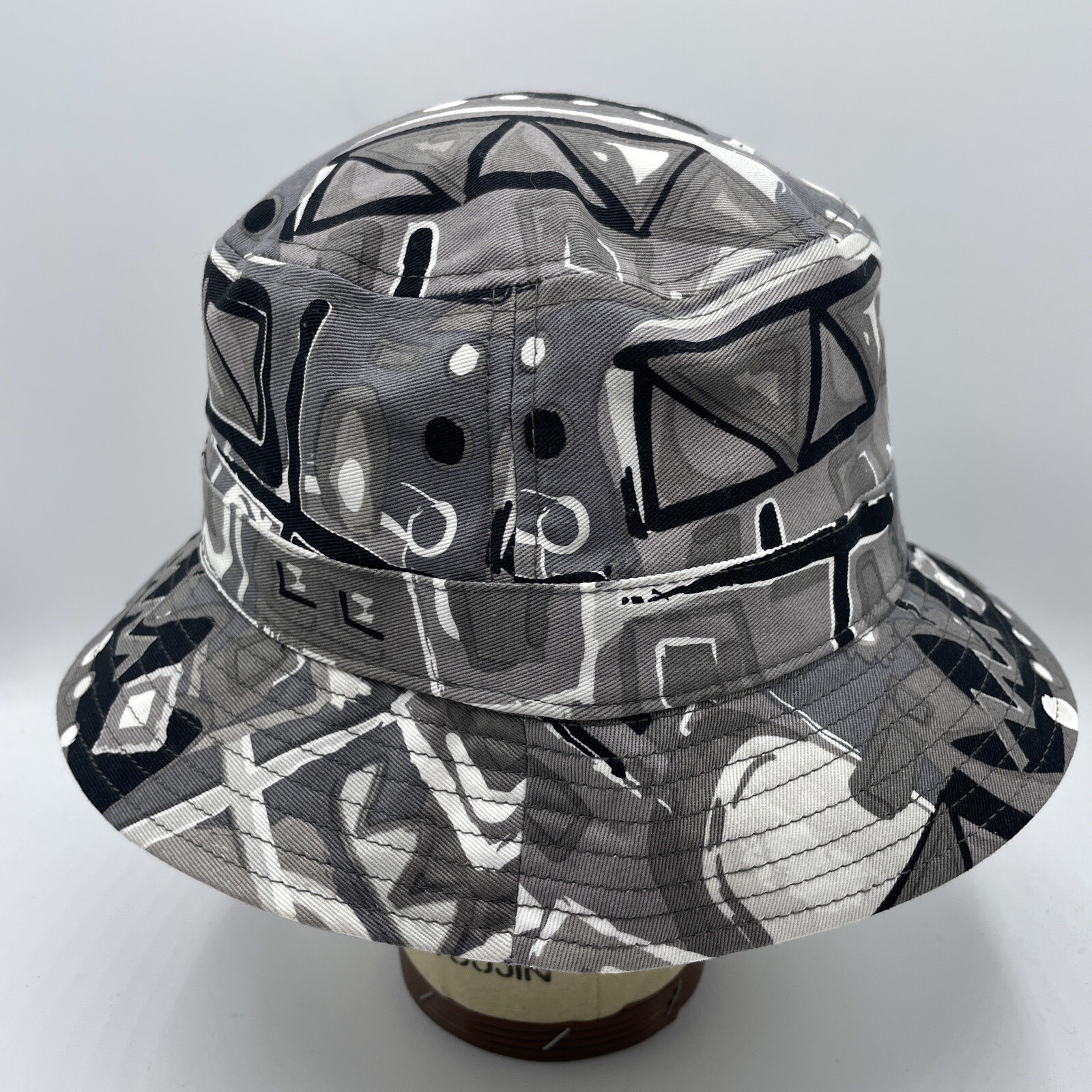 KB Ethos Adult Bucket Hat - Gray Black White Casual Sun Beach Fishing Cap  -image