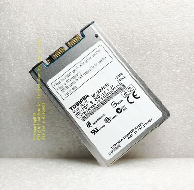 Toshiba MK1229GSG HDD1F09 120GB 5400RPM 4.57cm 1.8'' 8MB  SATA Hard Disk