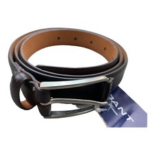GANT woman leather women's belt classic belt leather belt brown size 90 New