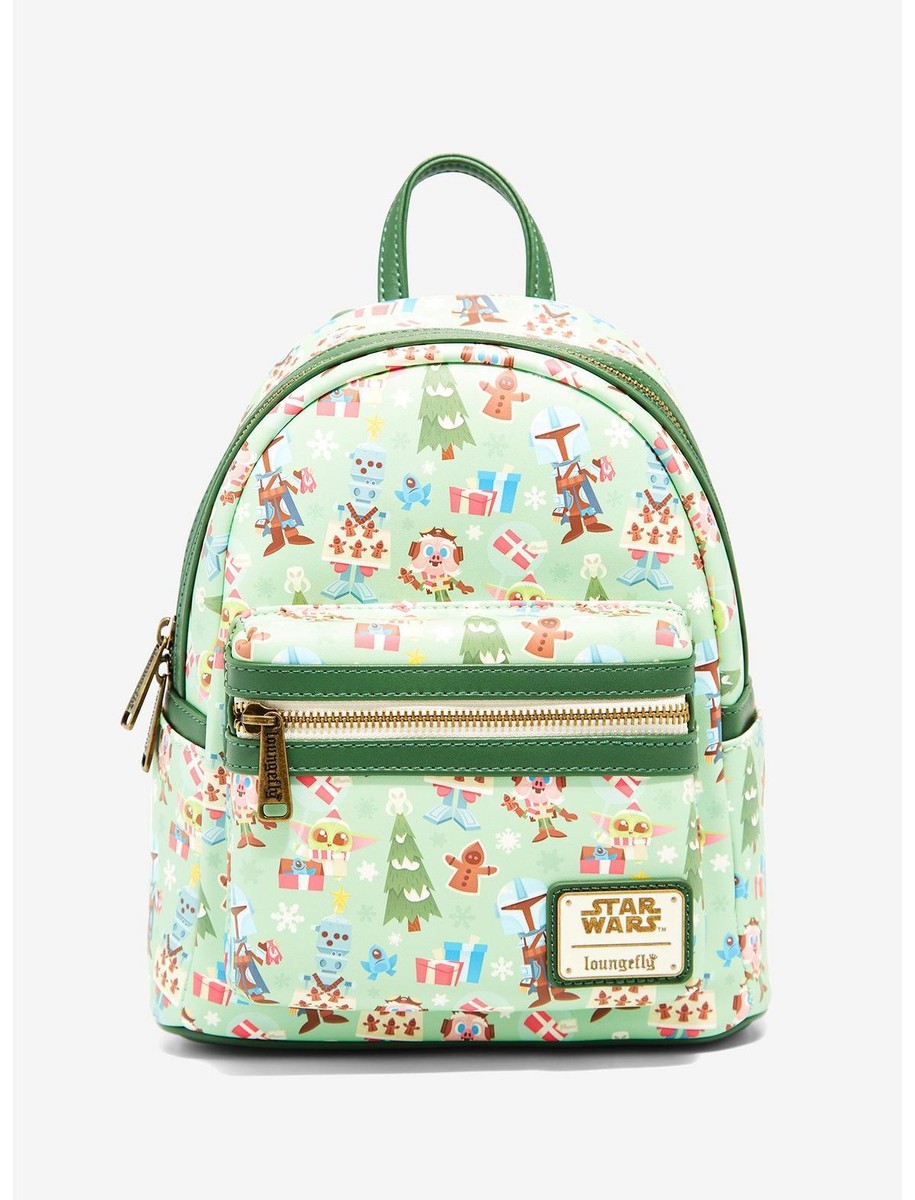 Loungefly Star Wars Chibi Kawaii Mini Backpack Character Print Faux Leather Bag Shop Loungefly Star Wars Chibi Character Prin – Luggage Factory main image 3