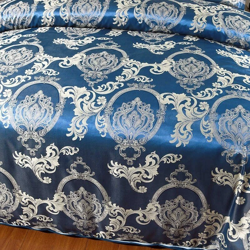 Weave Duvet Cover Bed Euro Bedding Set 240x220 Quilt For Double Home Pillowcases - Image 3 of 4